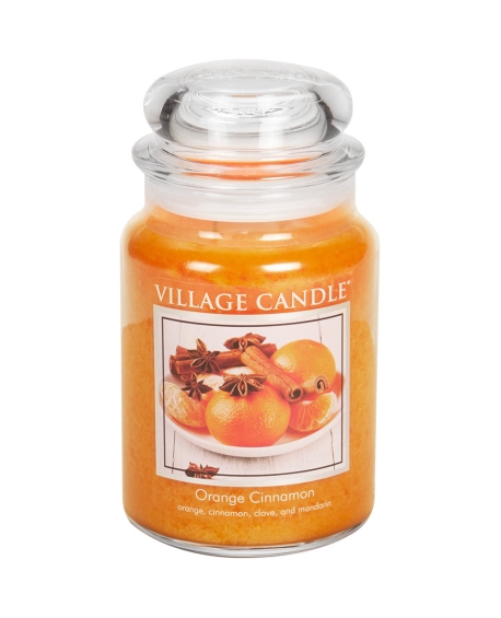 VILLAGE CANDLE - Orange & Cinnamon - L