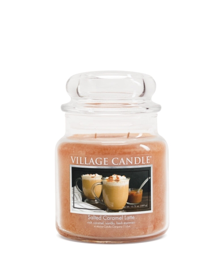 VILLAGE CANDLE - Salted Caramel Latte - M