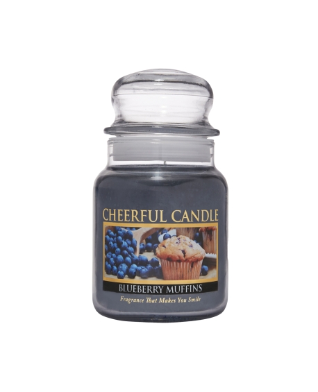 CHEERFUL CANDLE - BLUEBERRY MUFFIN - S