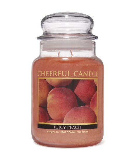 CHEERFUL CANDLE - JUICY PEACH – L