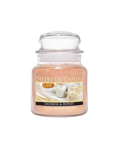 CHEERFUL CANDLE - OATMEAL & HOENY