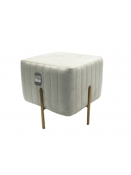 Pouf quadrato Panna