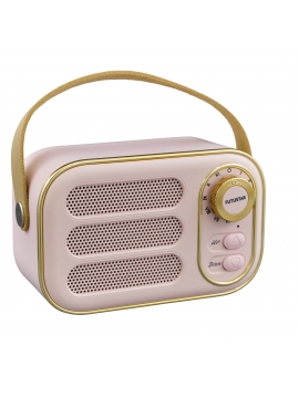 Radio/cassa rosa