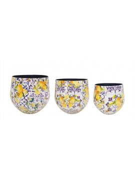 MAGNIFIQUE MAISON - Set 3 Pot Limoni